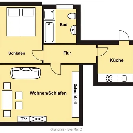 Haus Eva Mar Am 2 Lejlighed